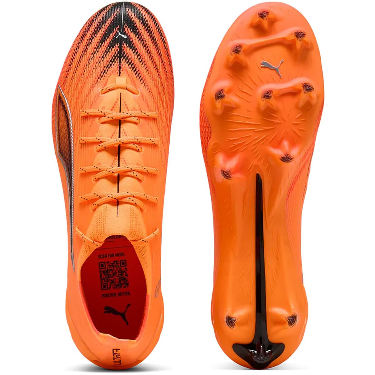 Men's Football Boots Puma Orange