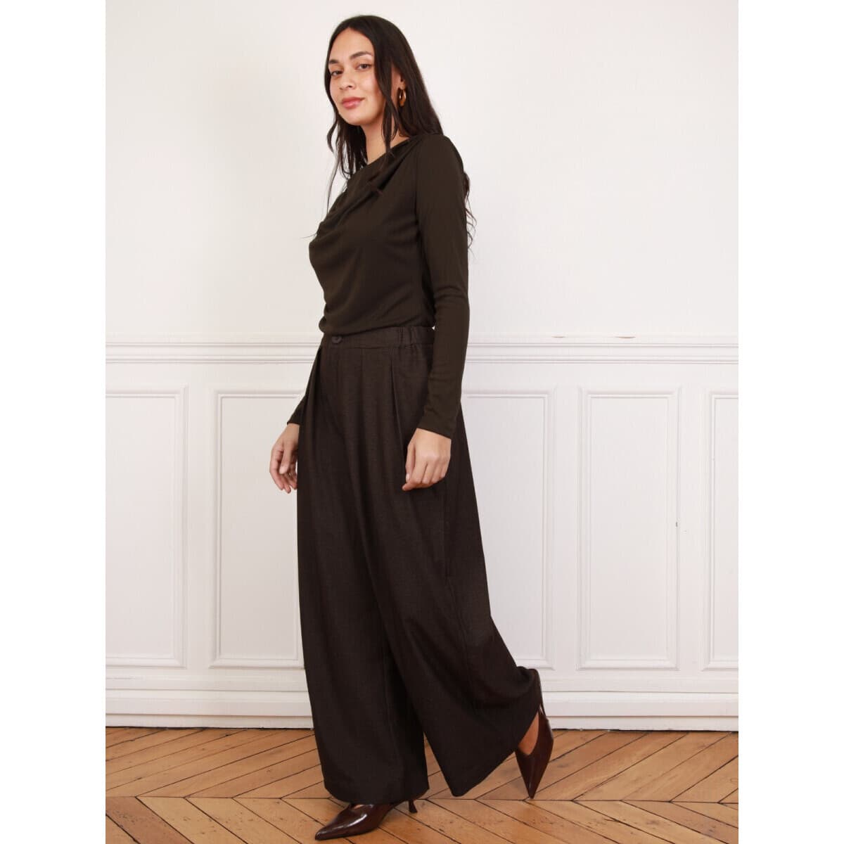 Women's Pants La Modeuse Brown