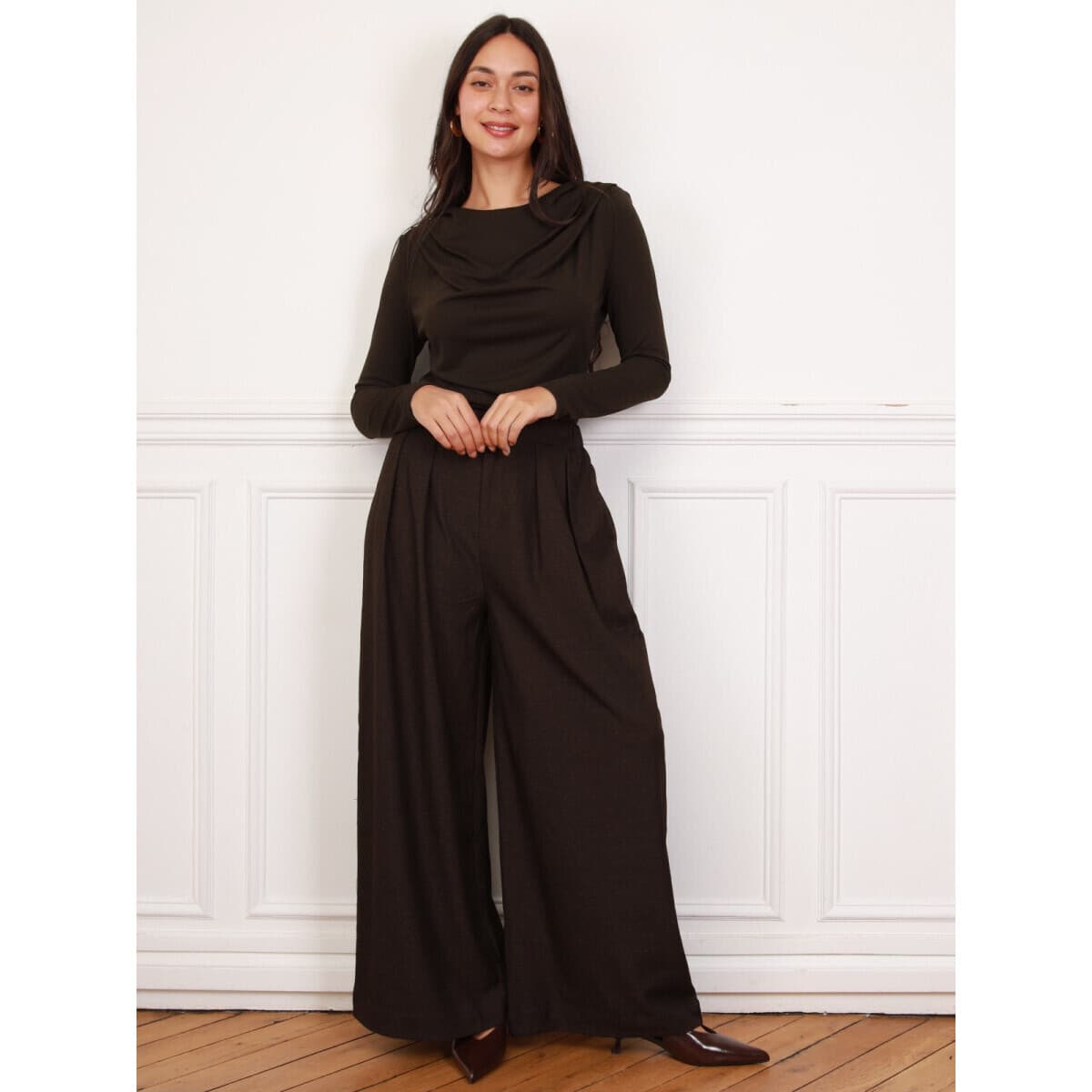 Women's Pants La Modeuse Brown