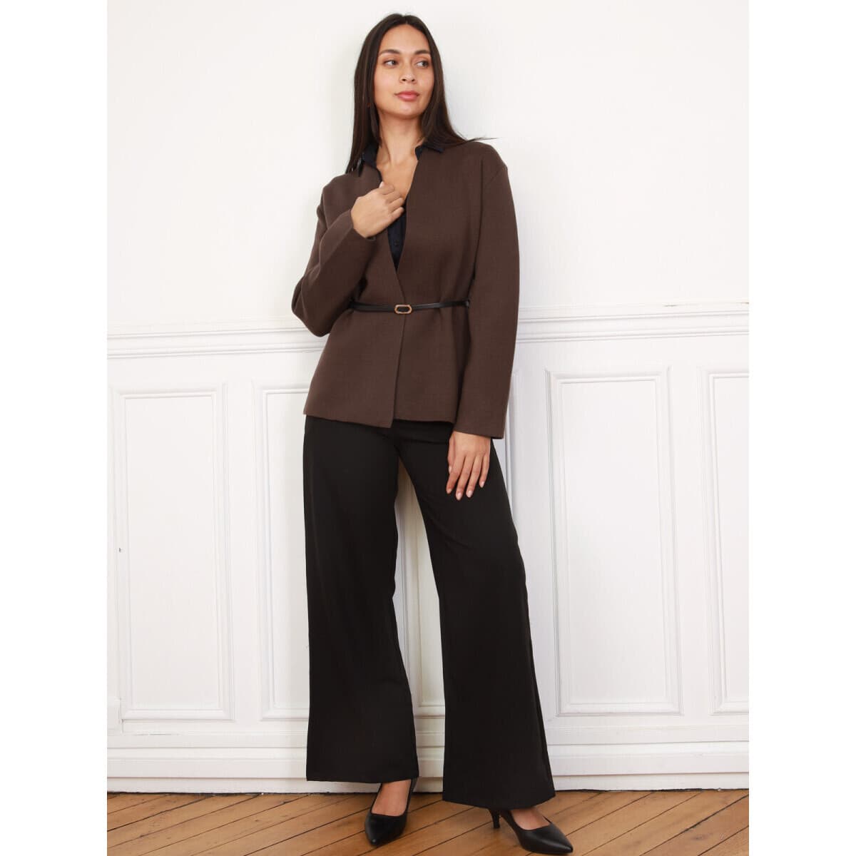 Women's Jackets La Modeuse Brown