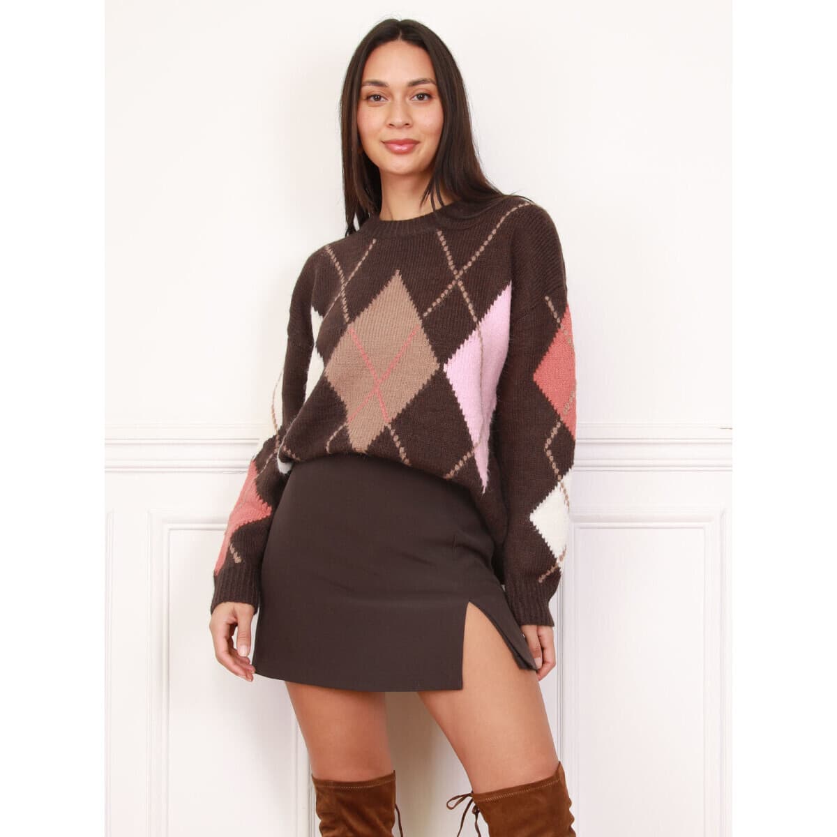 Women's Skirts La Modeuse Brown