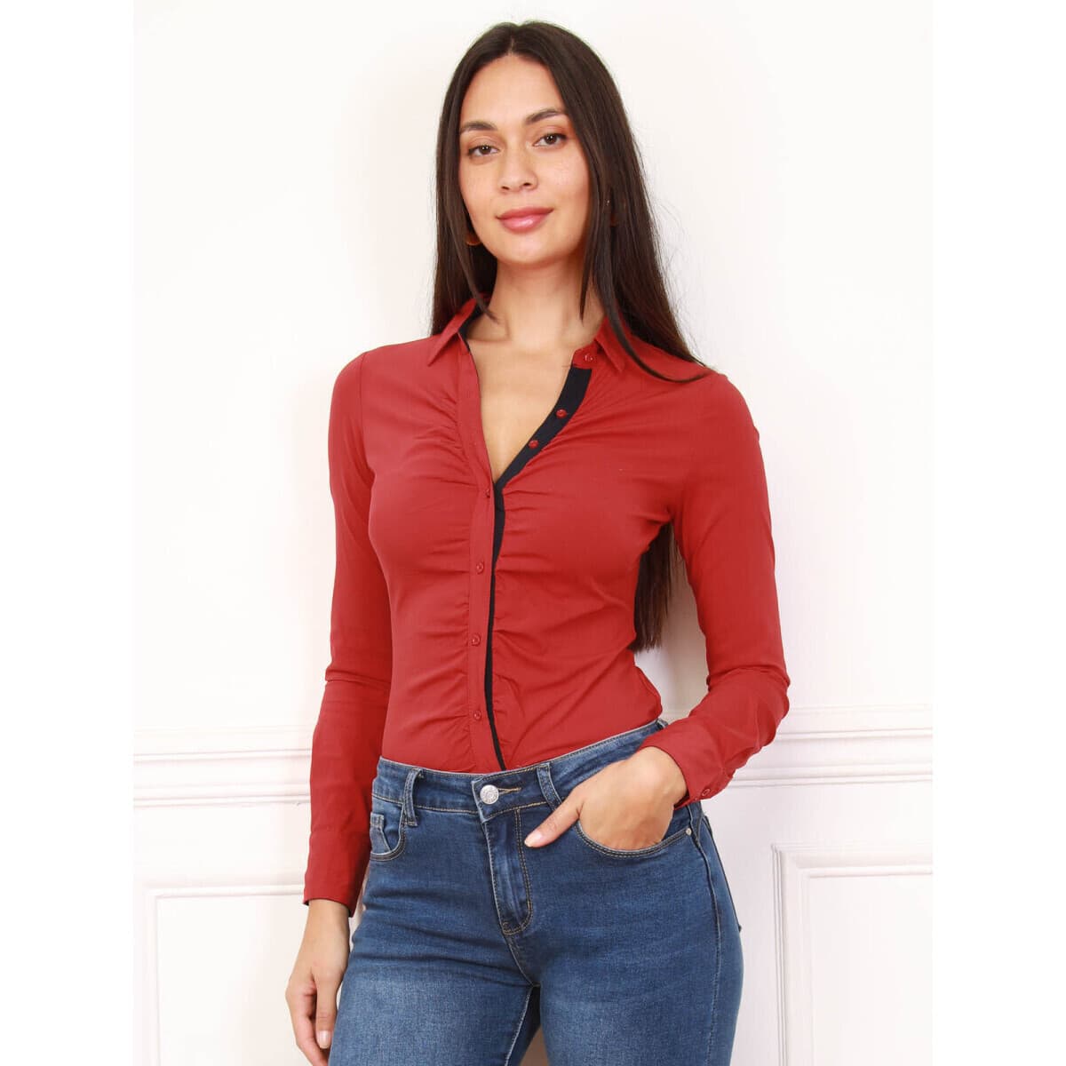 Women's Shirts La Modeuse Red