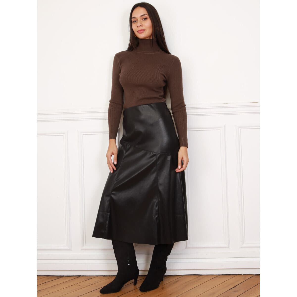 Women's Sports T-Shirts La Modeuse Brown