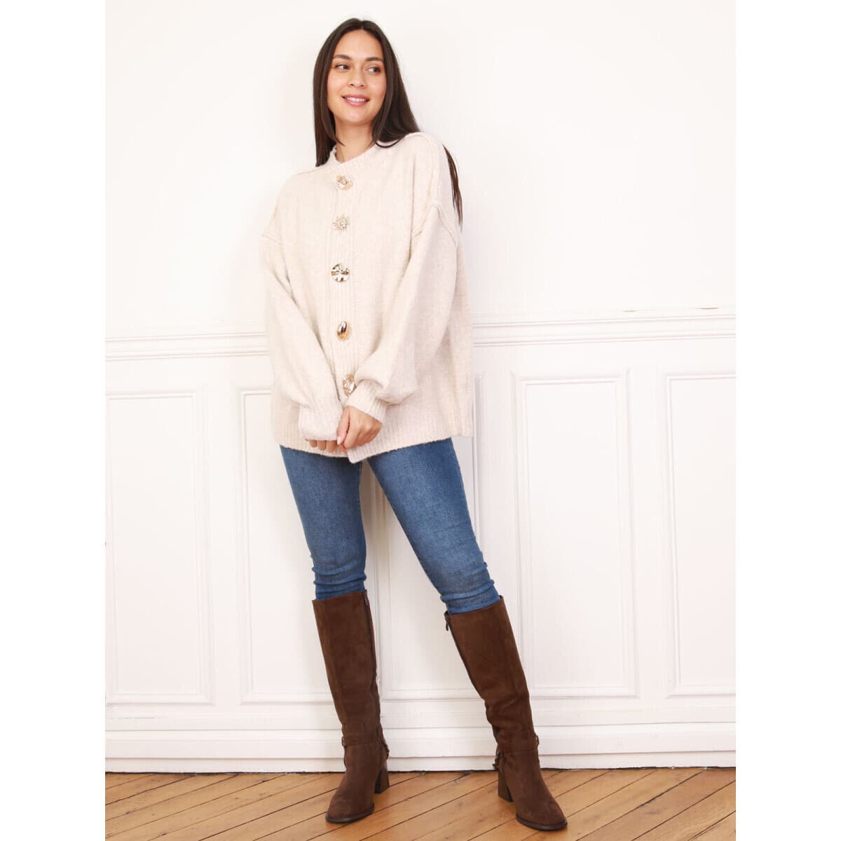 Women's Jackets La Modeuse Beige