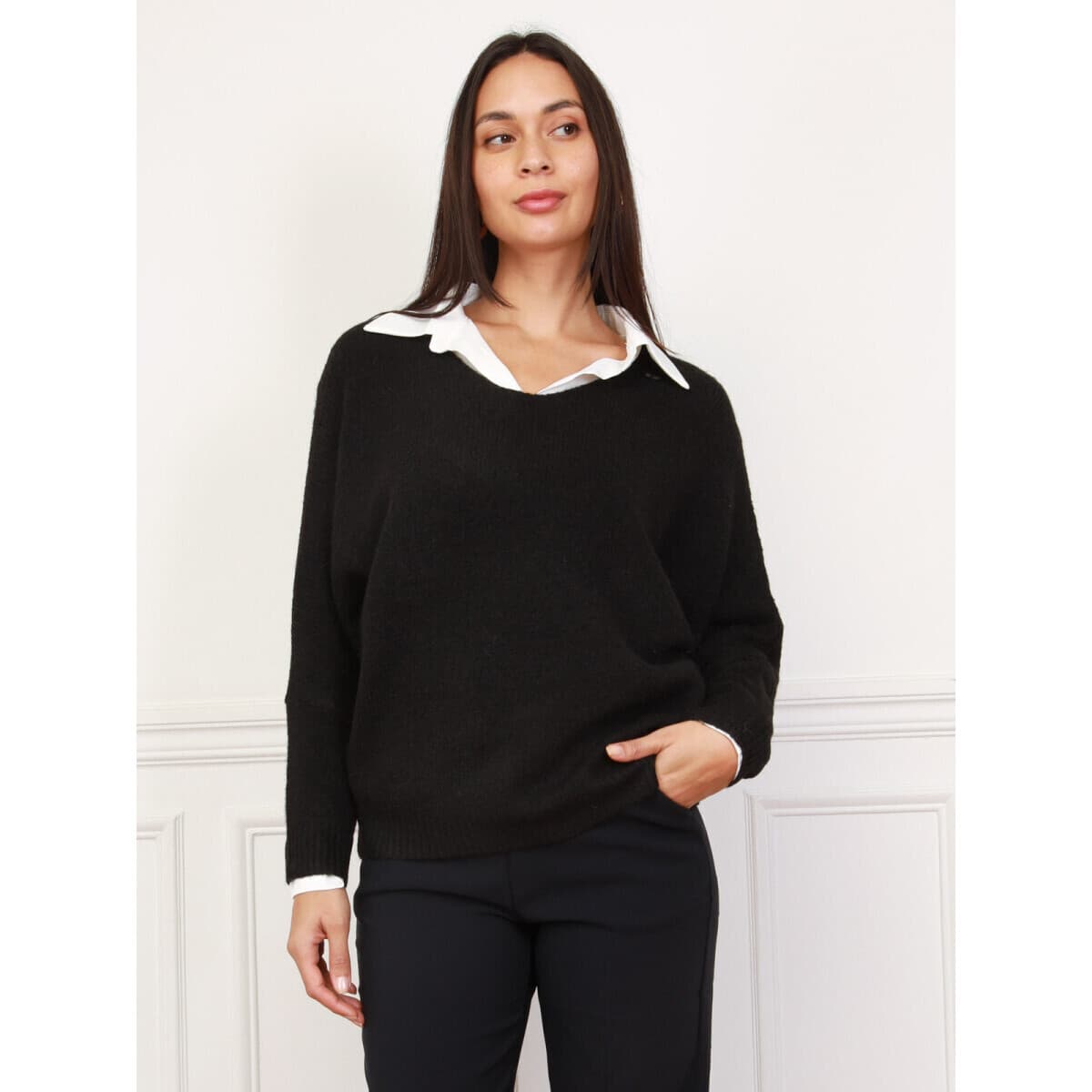 Women's Sweaters La Modeuse Black