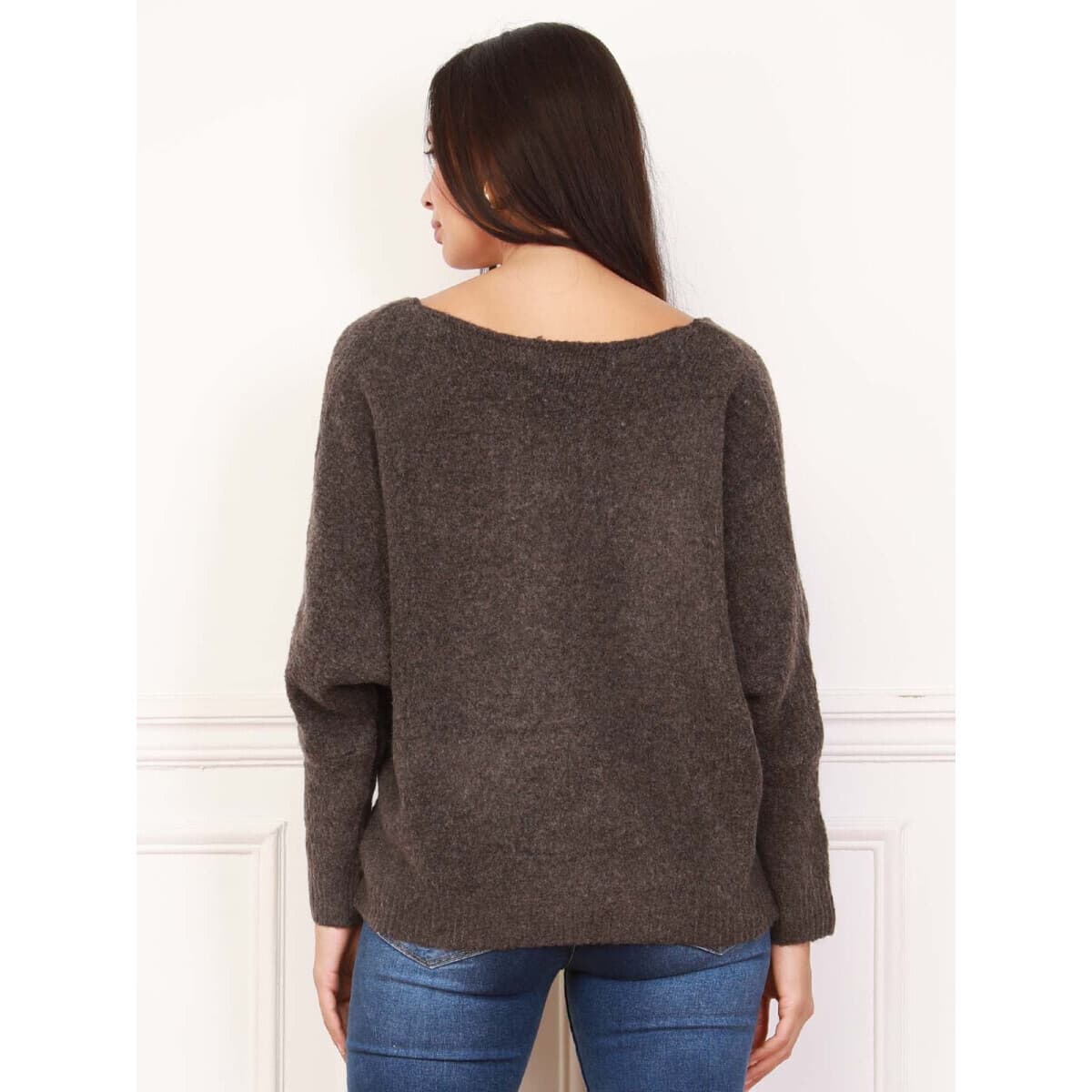 Women's Sweaters La Modeuse Brown