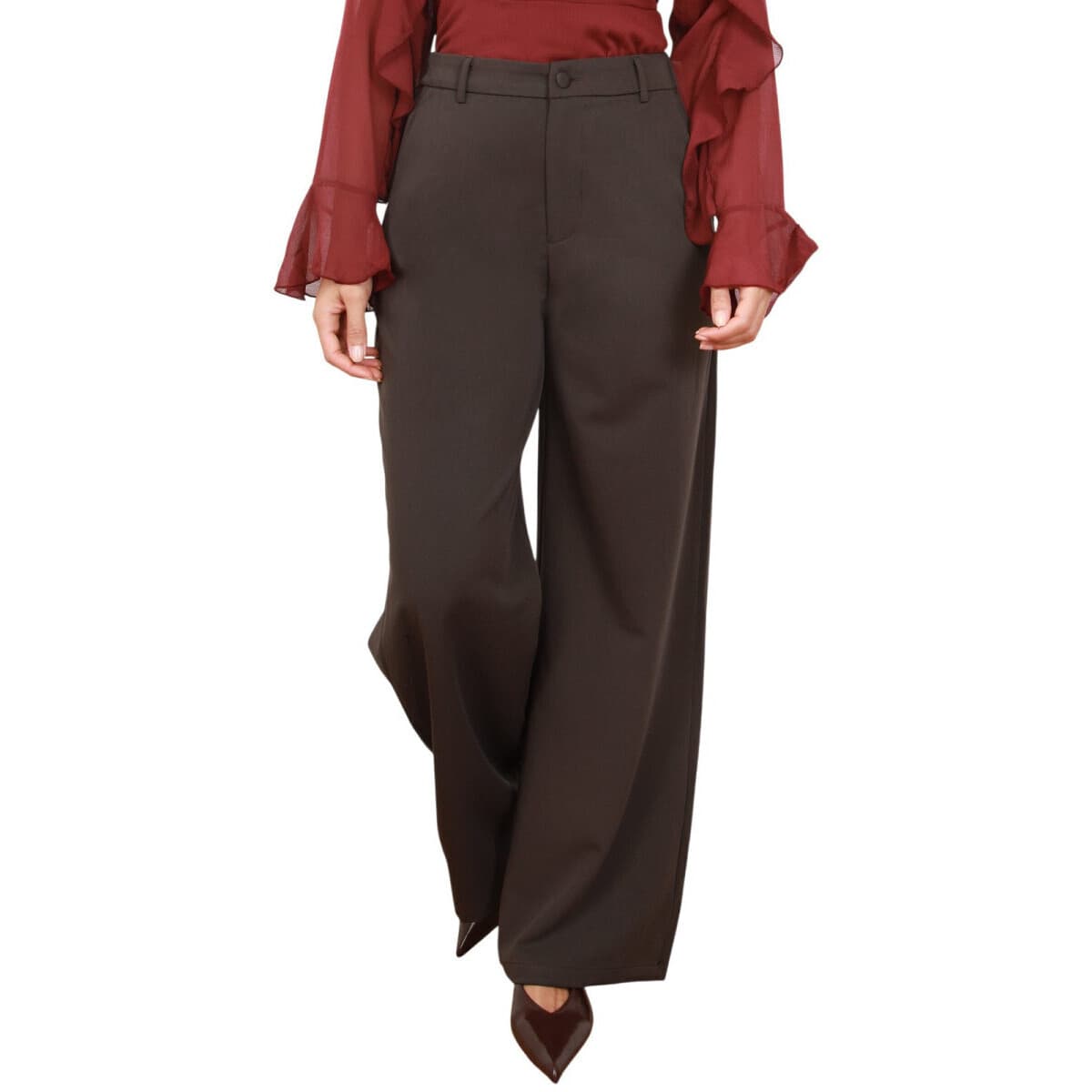 Women's Pants La Modeuse Brown