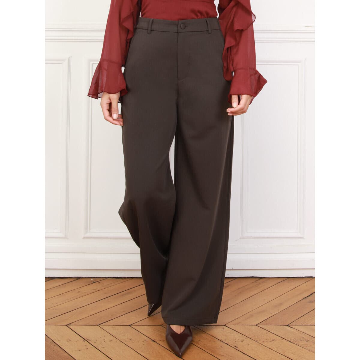 Women's Pants La Modeuse Brown