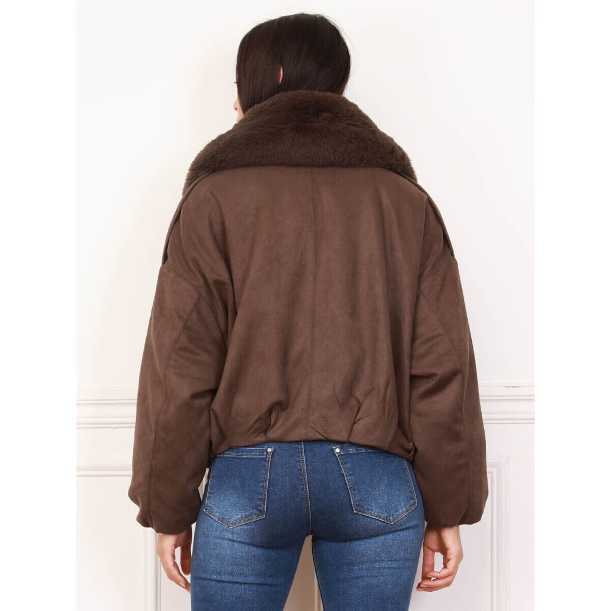 Women's Jackets La Modeuse Brown