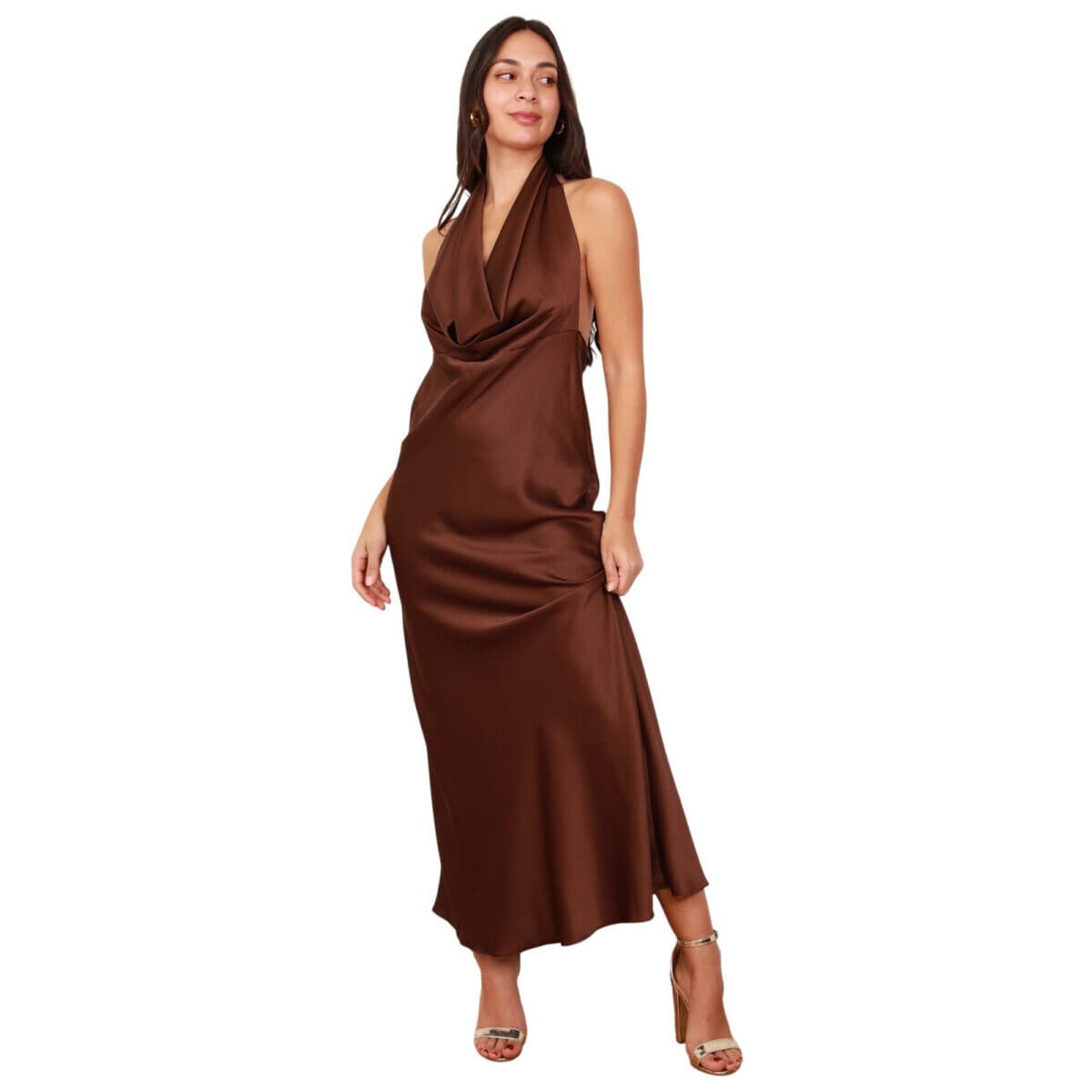 Women's Dresses La Modeuse Brown