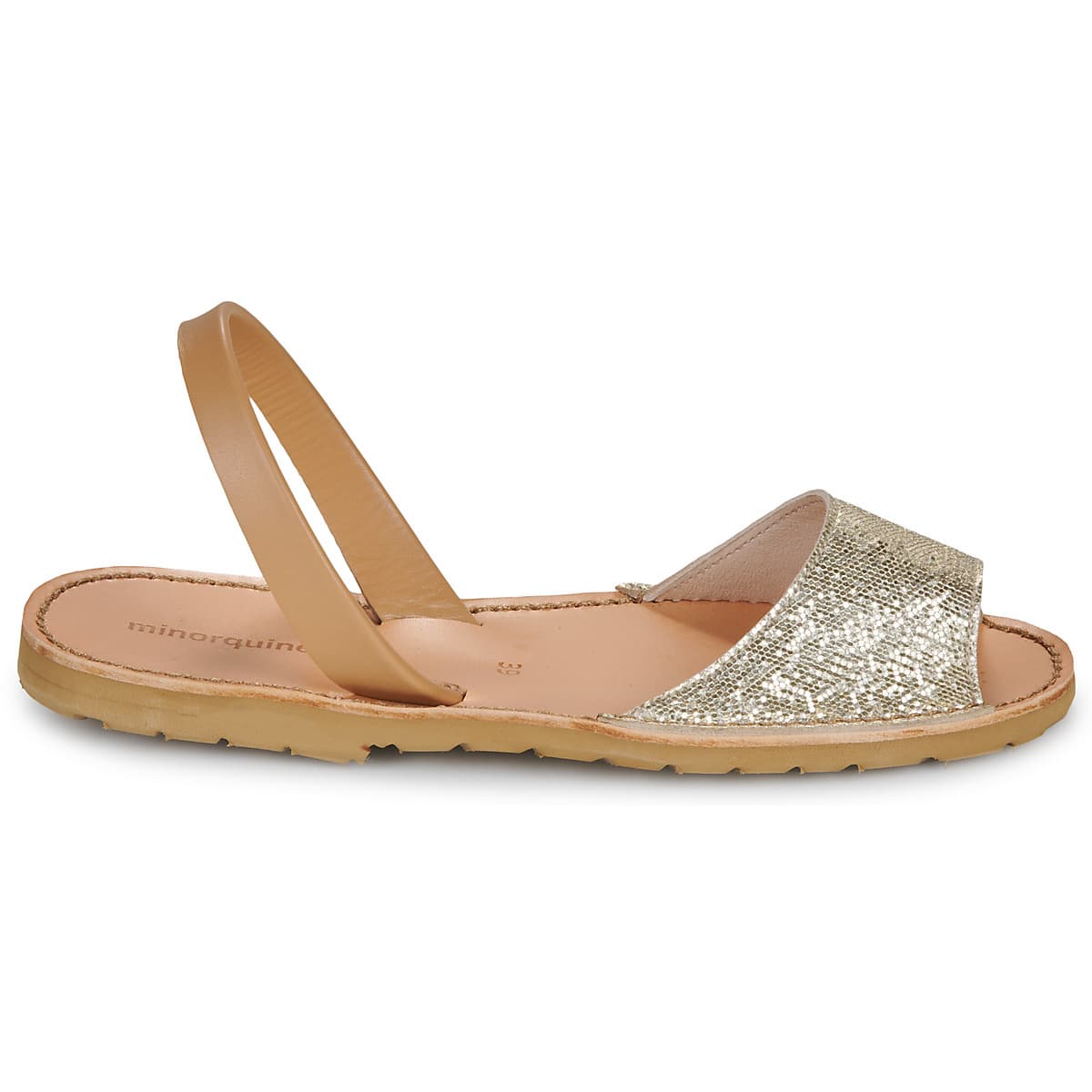 Women's Sandals Minorquines Gold