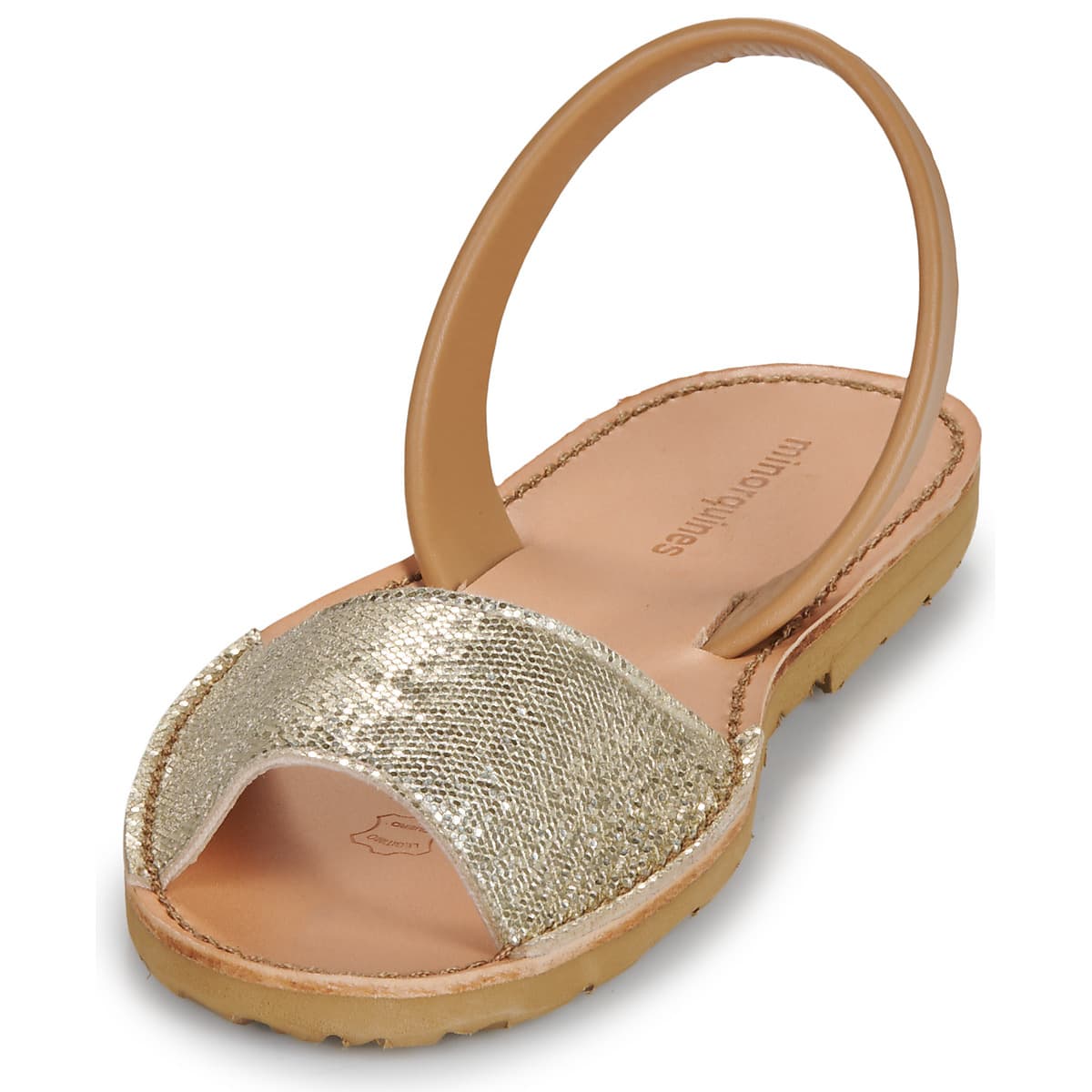 Women's Sandals Minorquines Gold