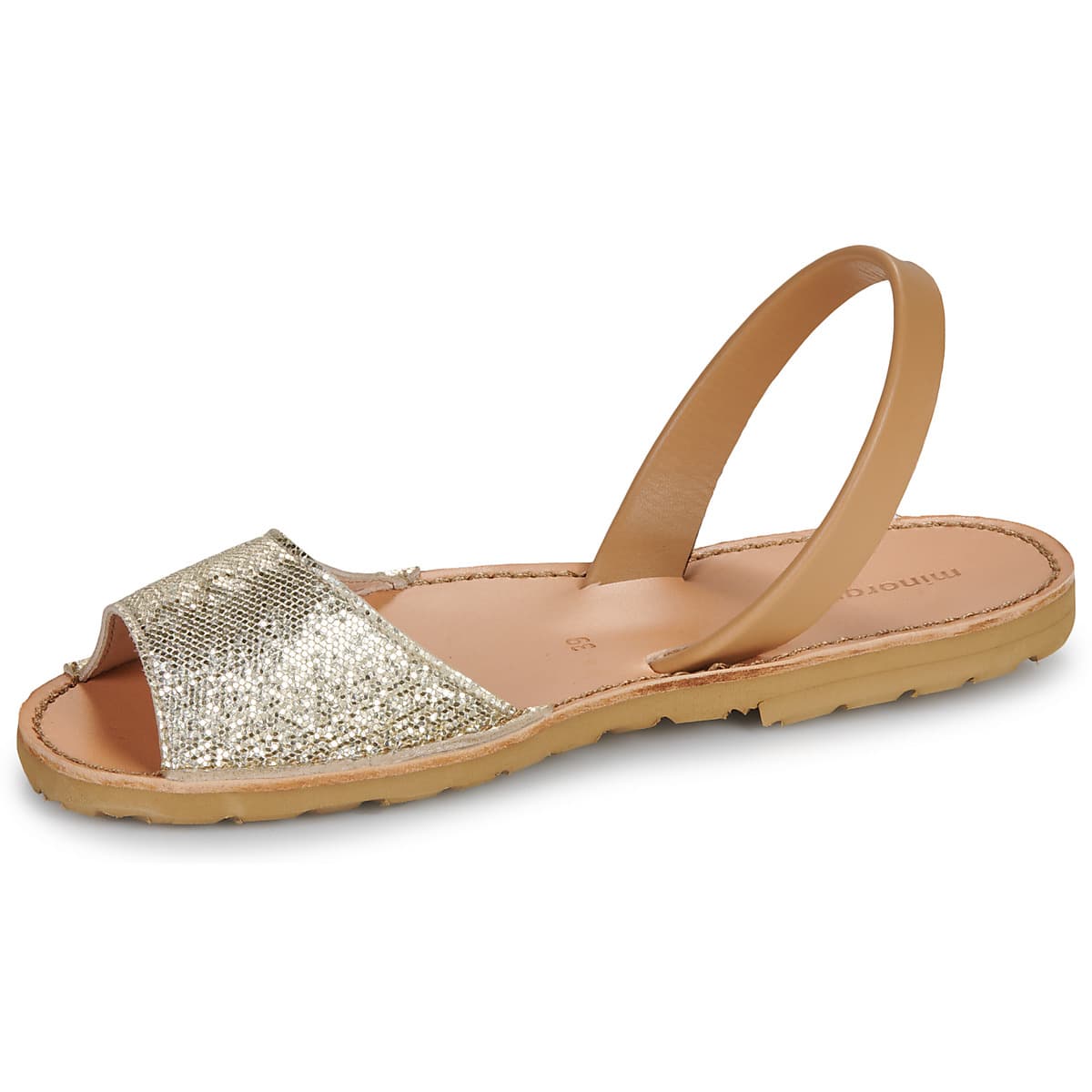 Women's Sandals Minorquines Gold
