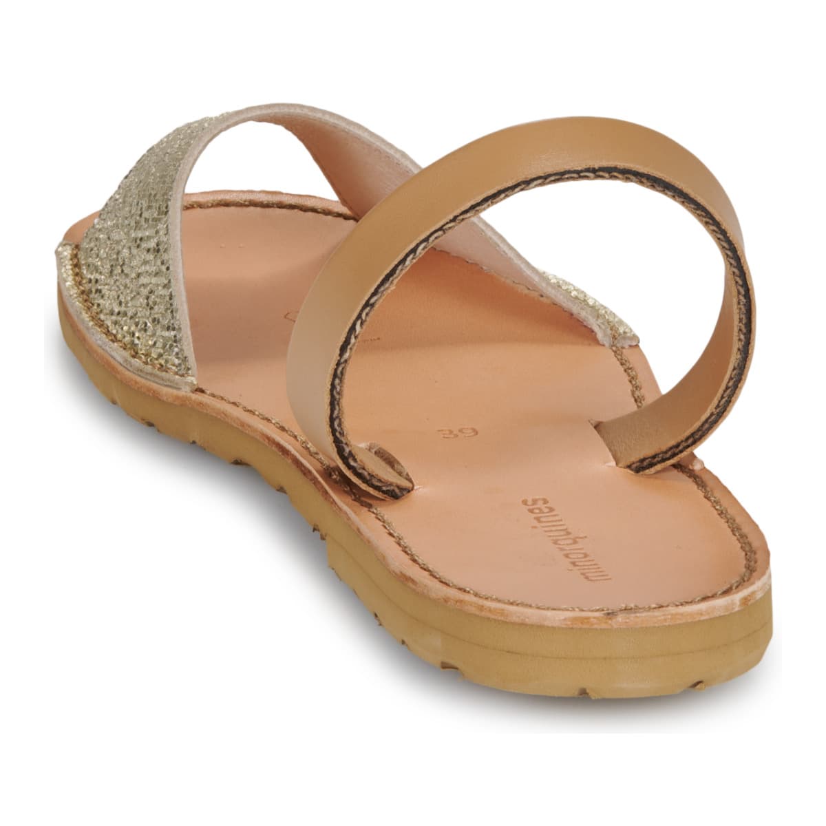 Women's Sandals Minorquines Gold