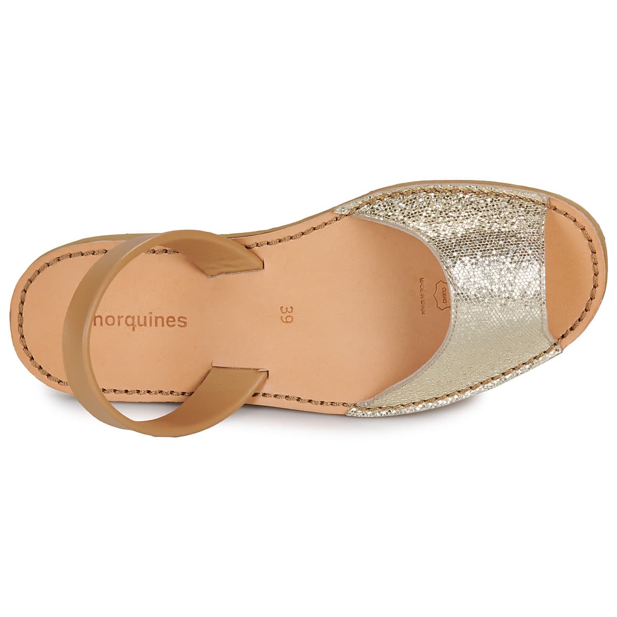 Women's Sandals Minorquines Gold