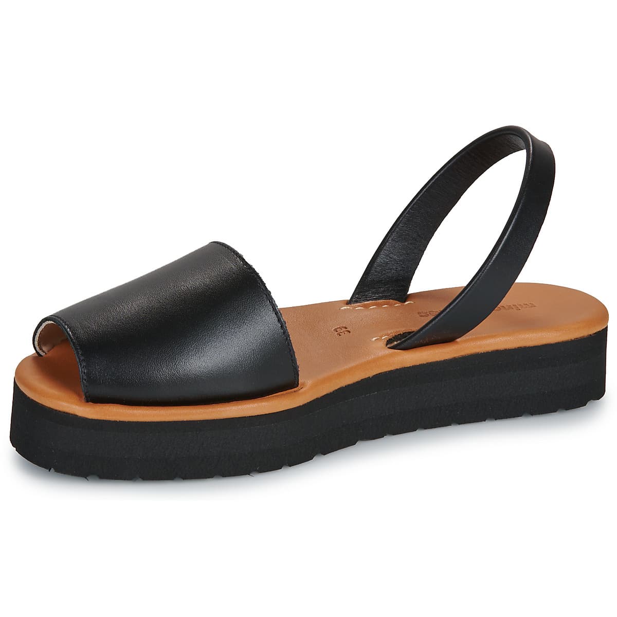 Women's Platforms Minorquines Black