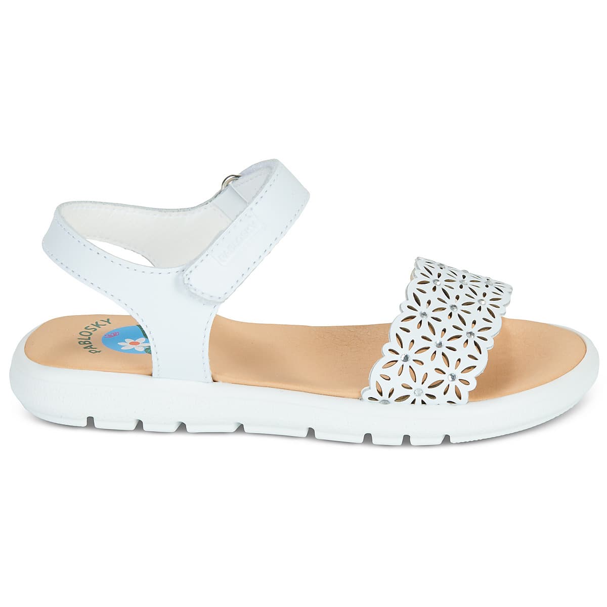 Girls' Sandals Pablosky White