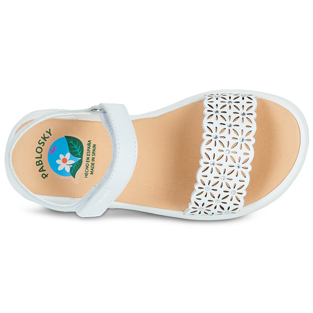 Girls' Sandals Pablosky White