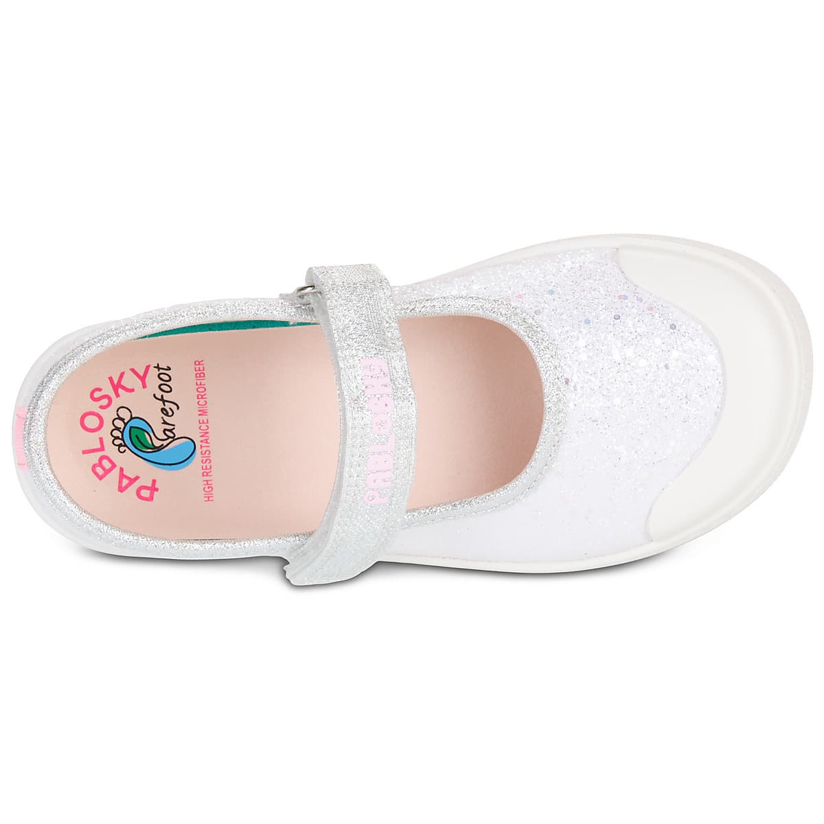 Women's Ballet Flats Pablosky Silver