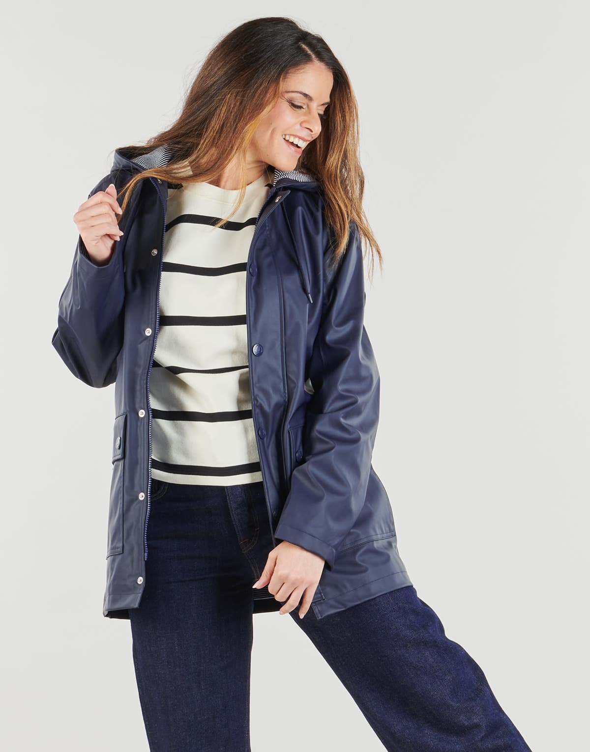 Women's Parkas Petit Bateau Blue
