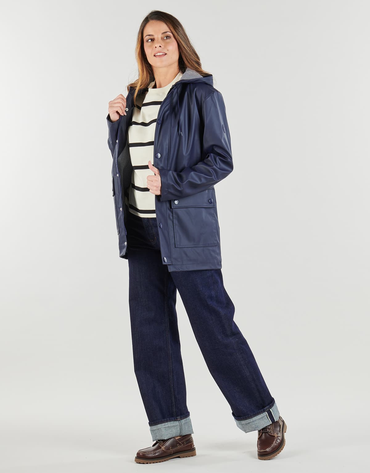 Women's Parkas Petit Bateau Blue