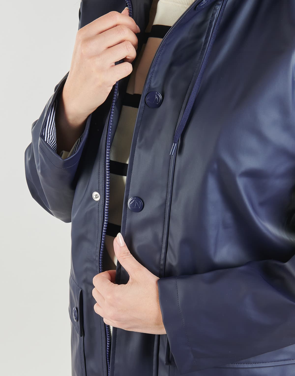 Women's Parkas Petit Bateau Blue