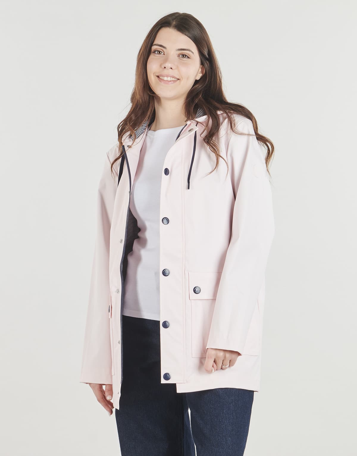 Women's Parkas Petit Bateau Pink