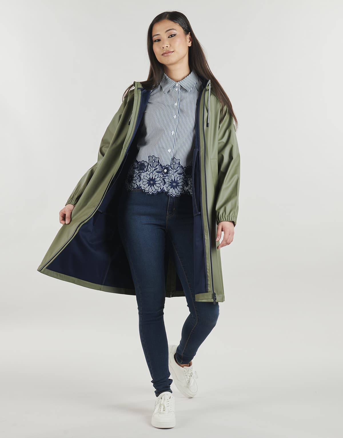 Women's Parkas Petit Bateau Khaki