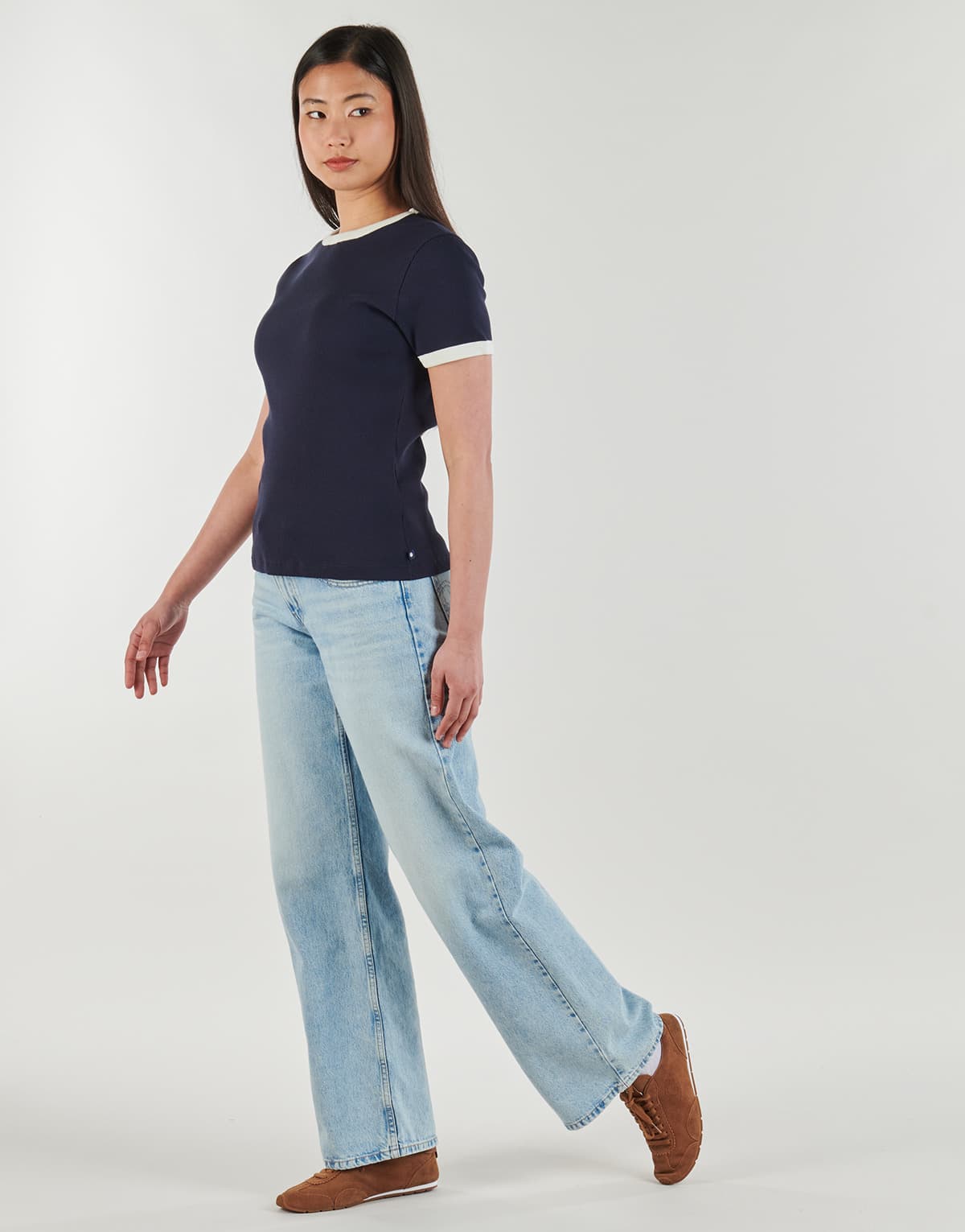 Women's T-Shirts Petit Bateau Blue