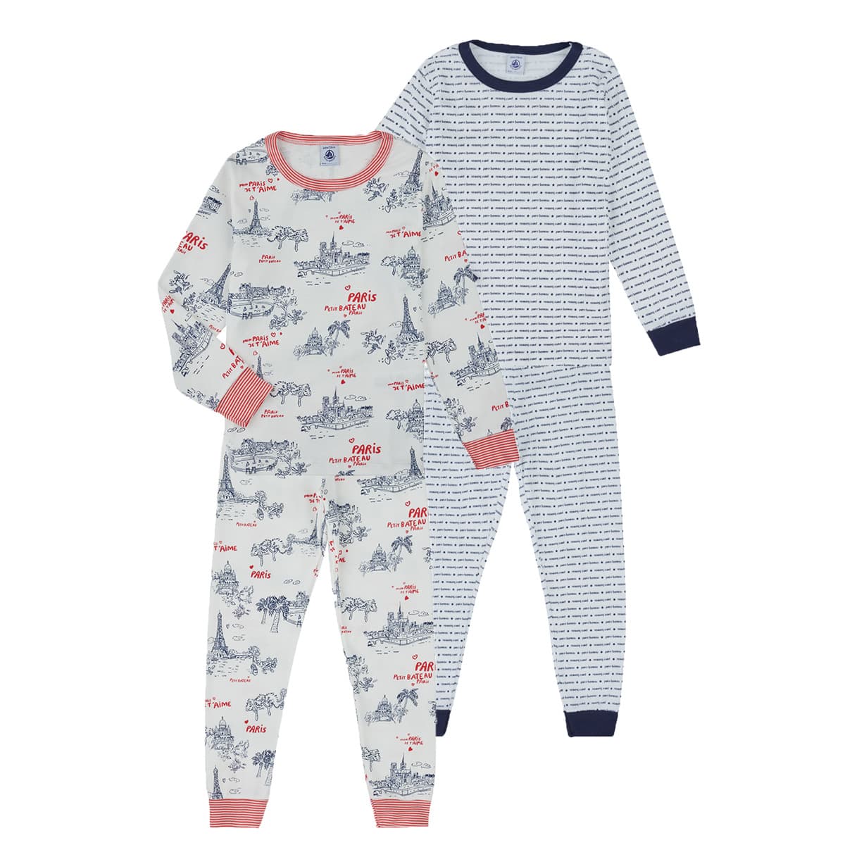 Πιτζάμες Petit Bateau 2 PYJAMAS