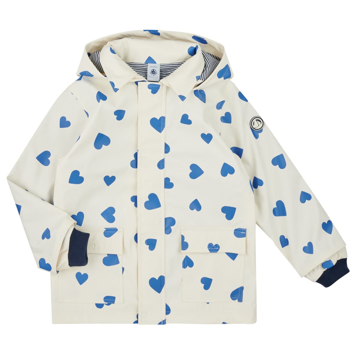 Girls' Parkas Petit Bateau Blue