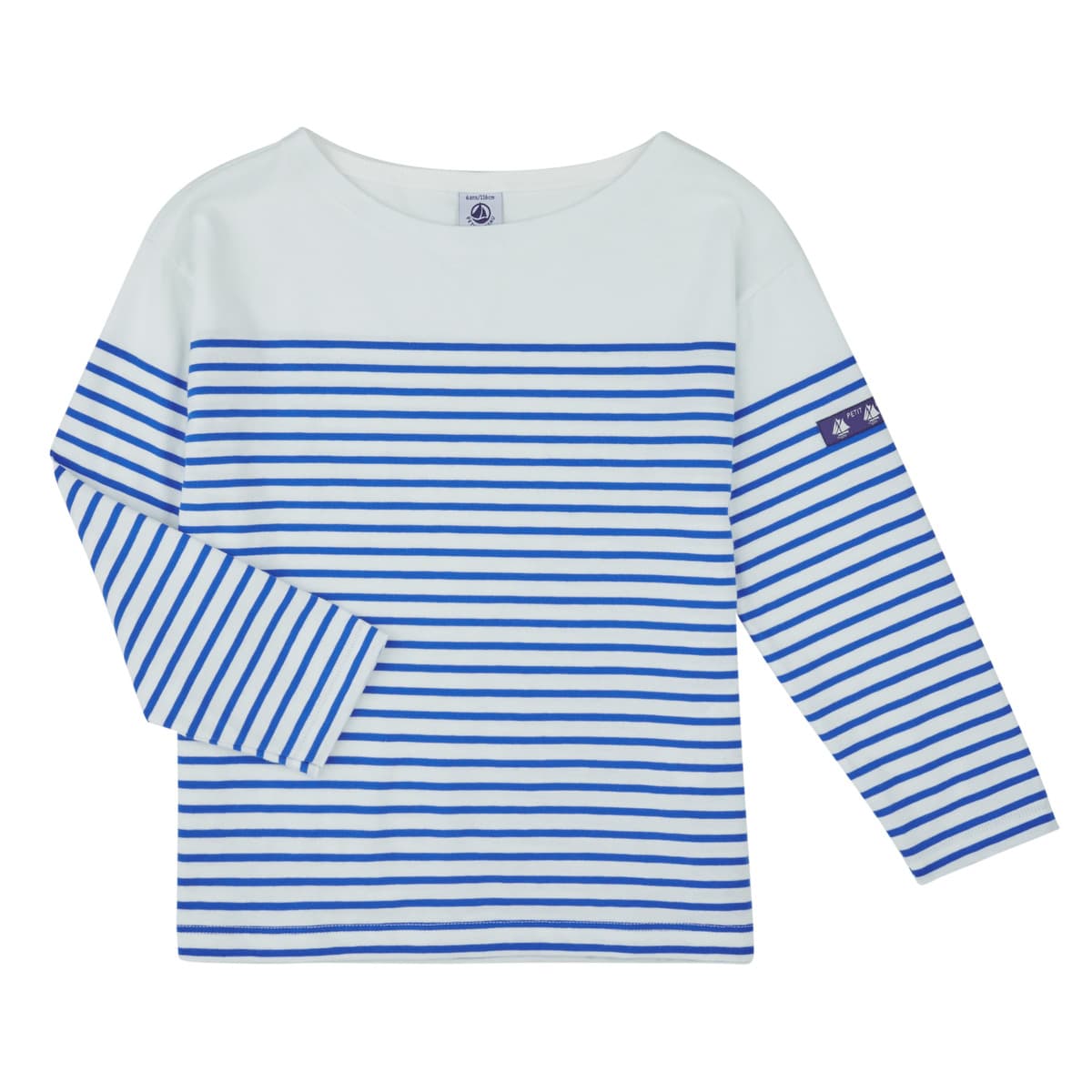 Μπλουζάκια με μακριά μανίκια Petit Bateau MARINIERE TS