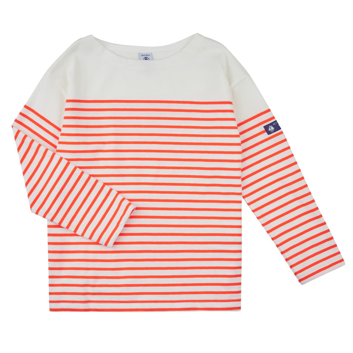 Μπλουζάκια με μακριά μανίκια Petit Bateau MARINIERE TS