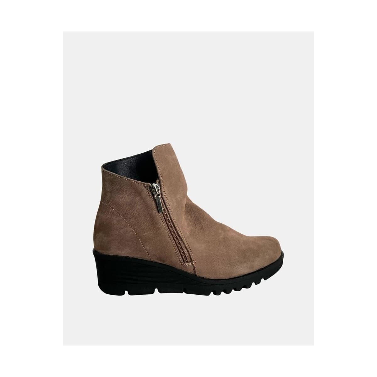 Women's Ankle Boots Rks Brown