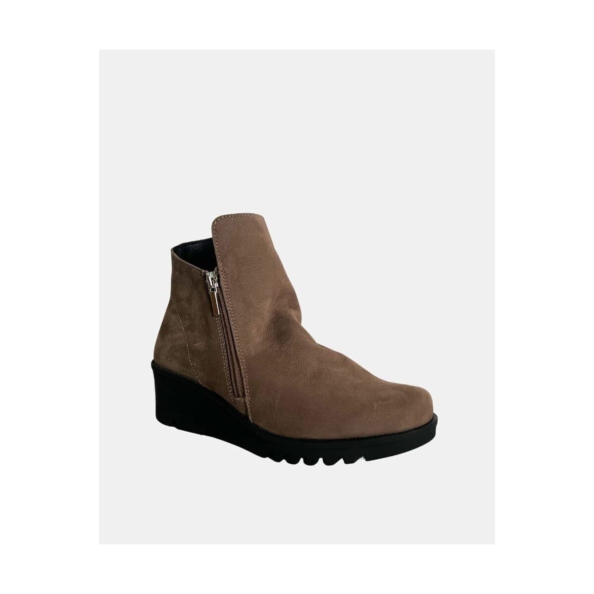Women's Ankle Boots Rks Brown