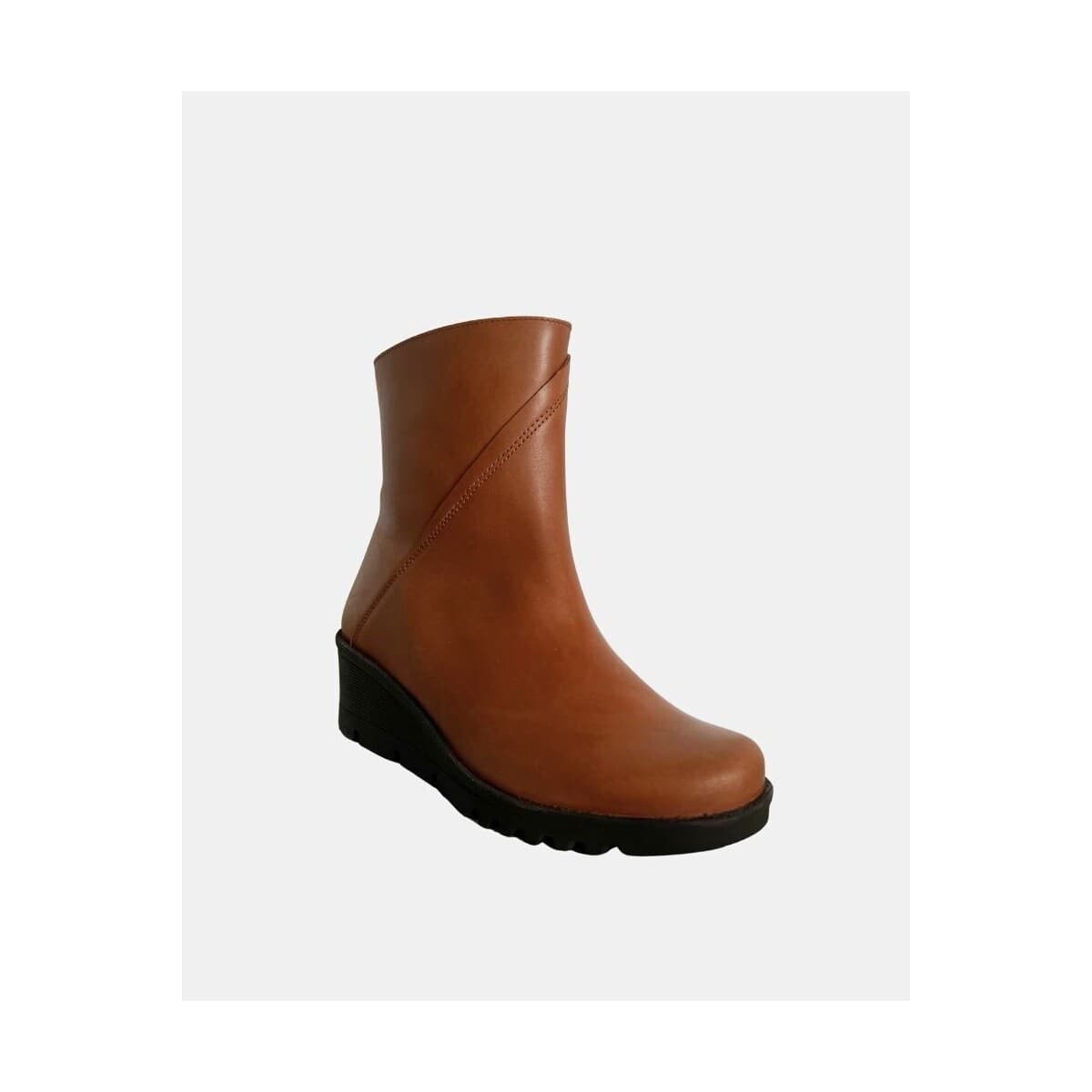 Women's Ankle Boots Rks Brown