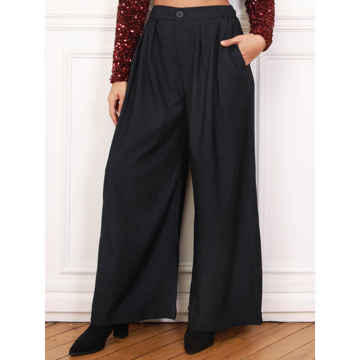 Women's Pants La Modeuse Gray