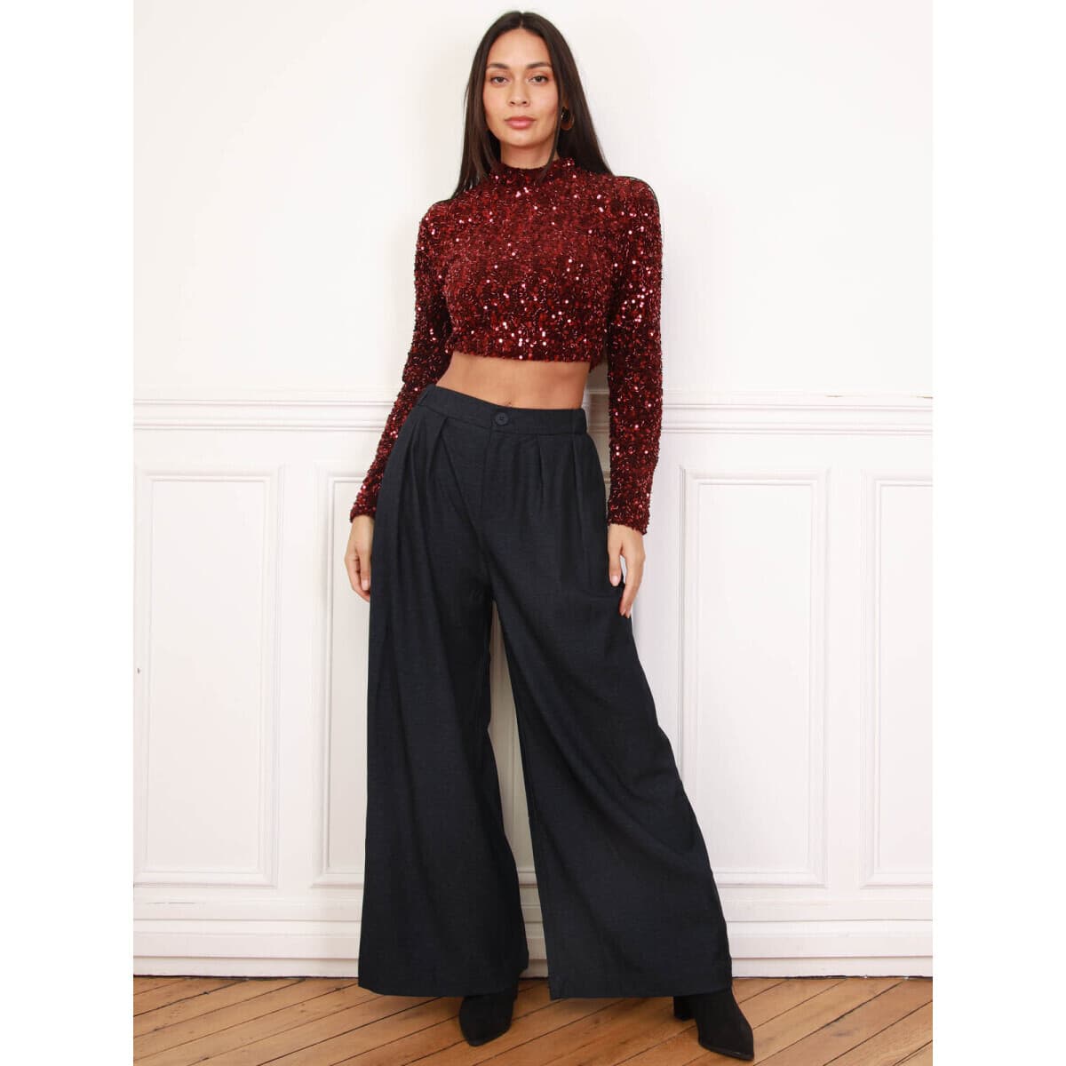 Women's Pants La Modeuse Gray