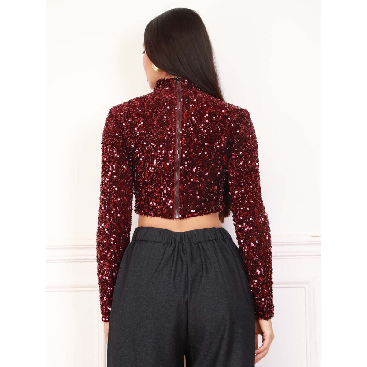 Women's T-Shirts La Modeuse Bordeaux