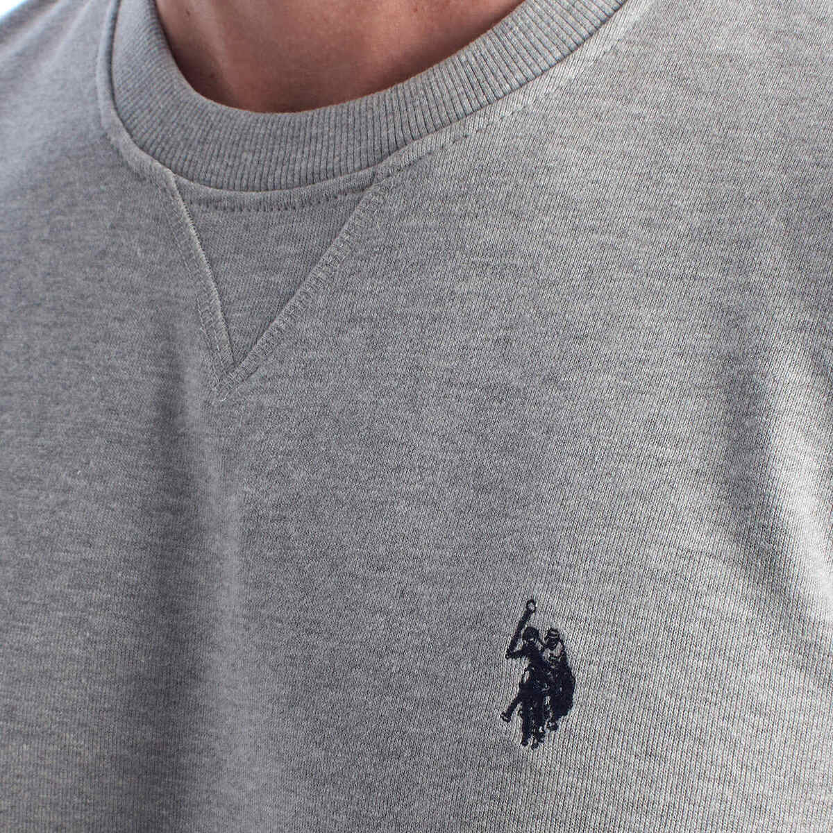 Men's Sports T-Shirts U.S Polo Assn. Gray