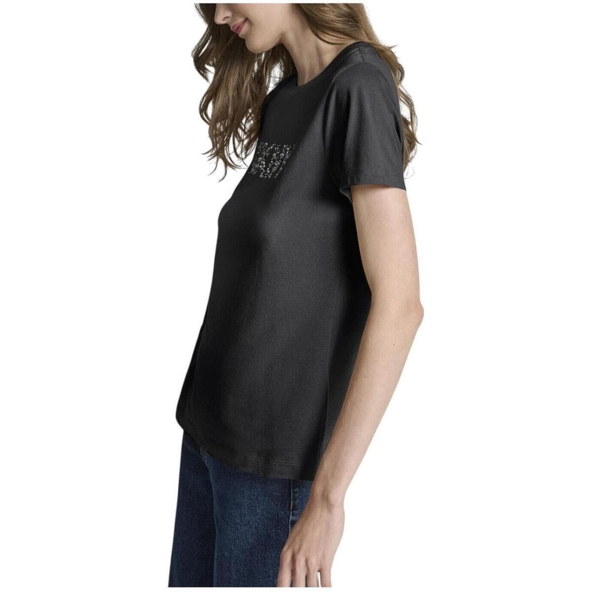 Women's T-Shirts Dkny Black