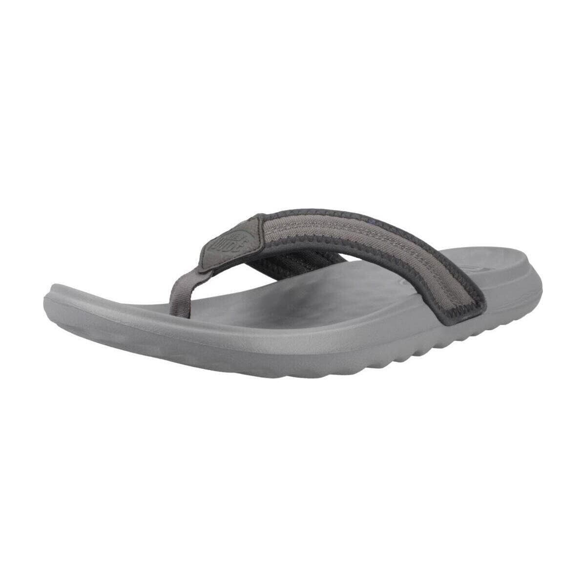 Men's Flip Flops HEYDUDE Gray