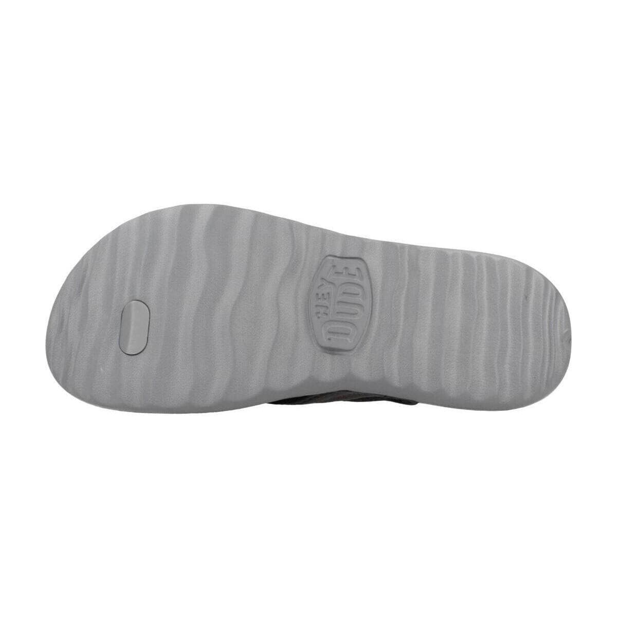 Men's Flip Flops HEYDUDE Gray