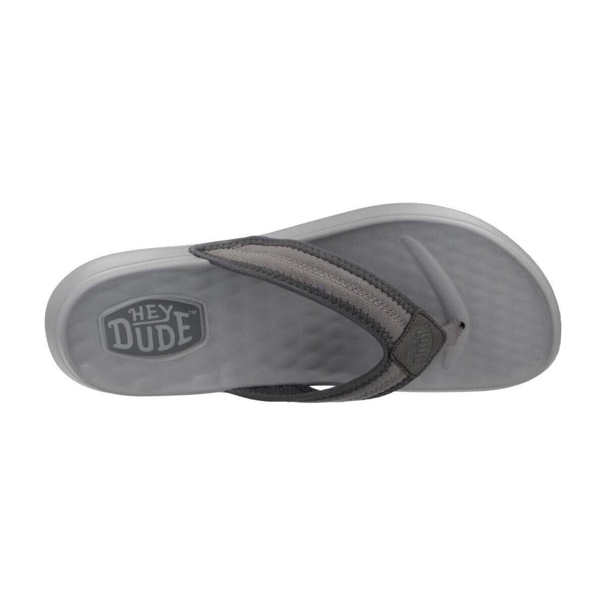 Men's Flip Flops HEYDUDE Gray