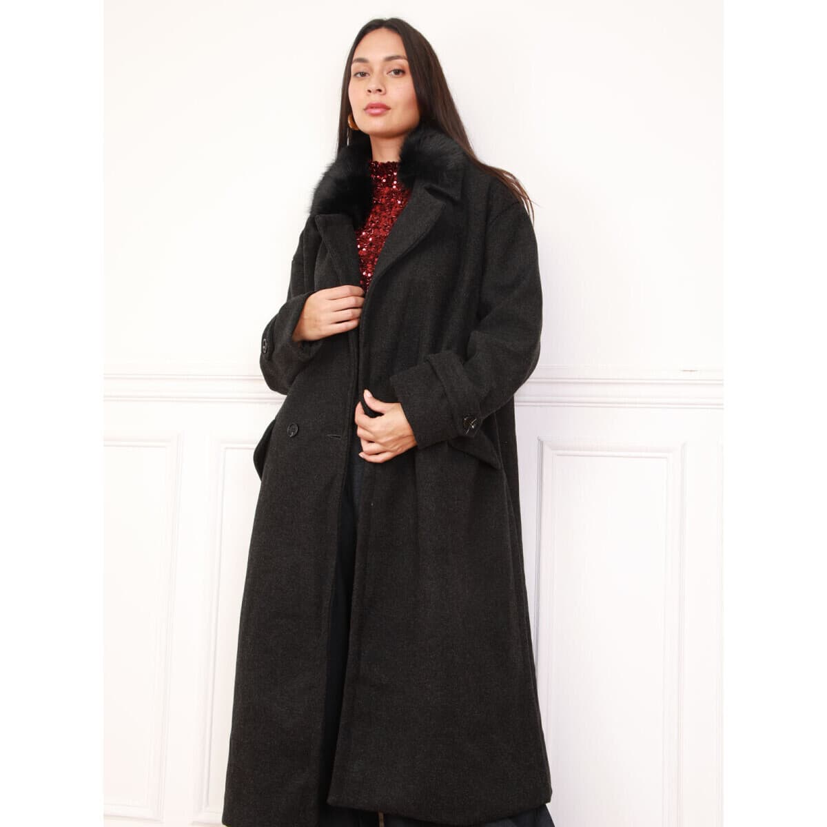 Women's Coats La Modeuse Black
