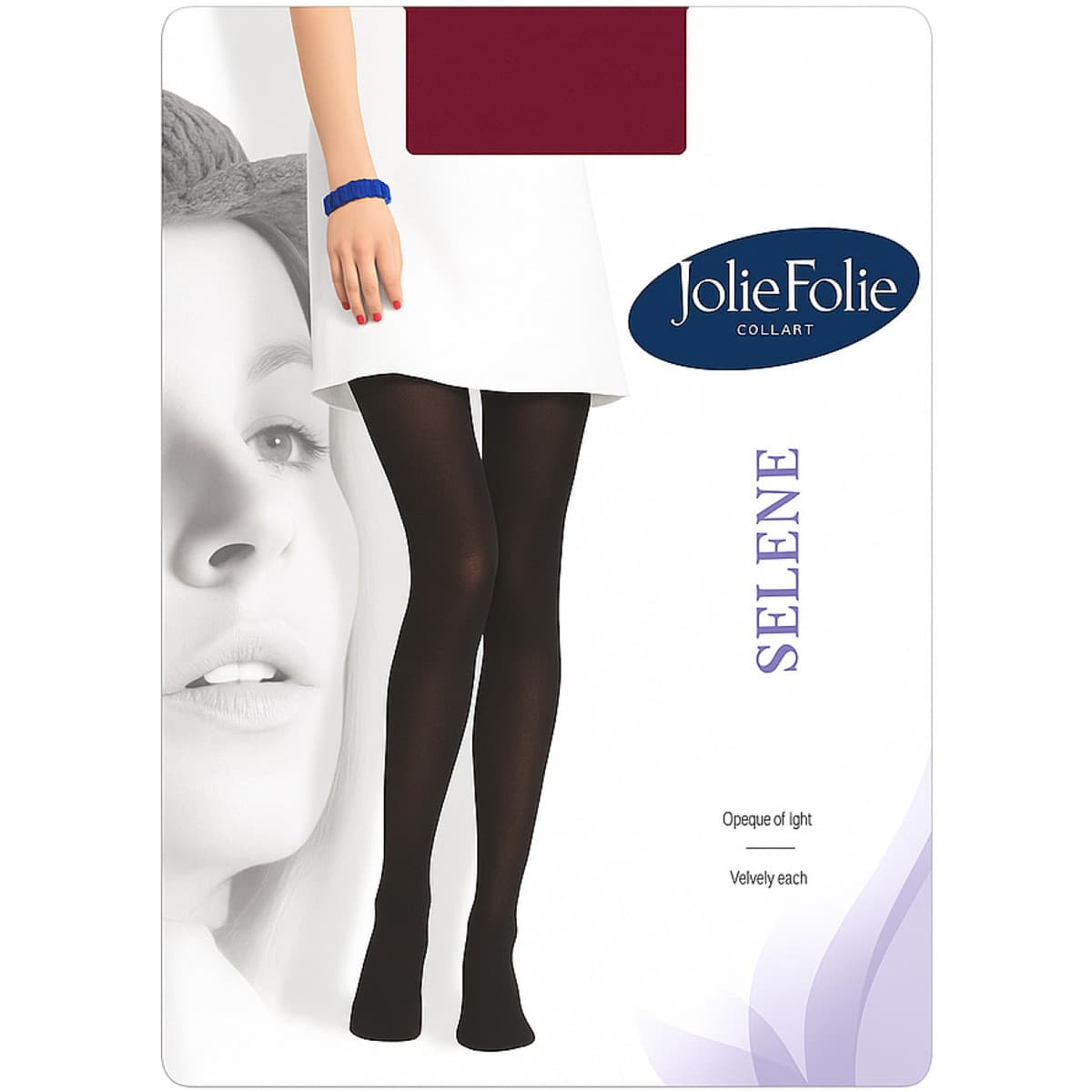 Women's Tights Jolie Folie Bordeaux