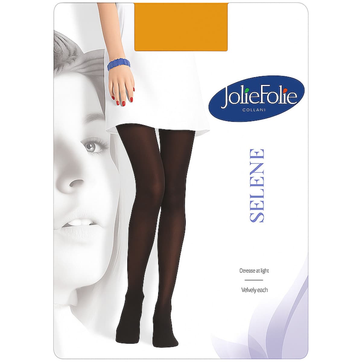 Women's Tights Jolie Folie Yellow
