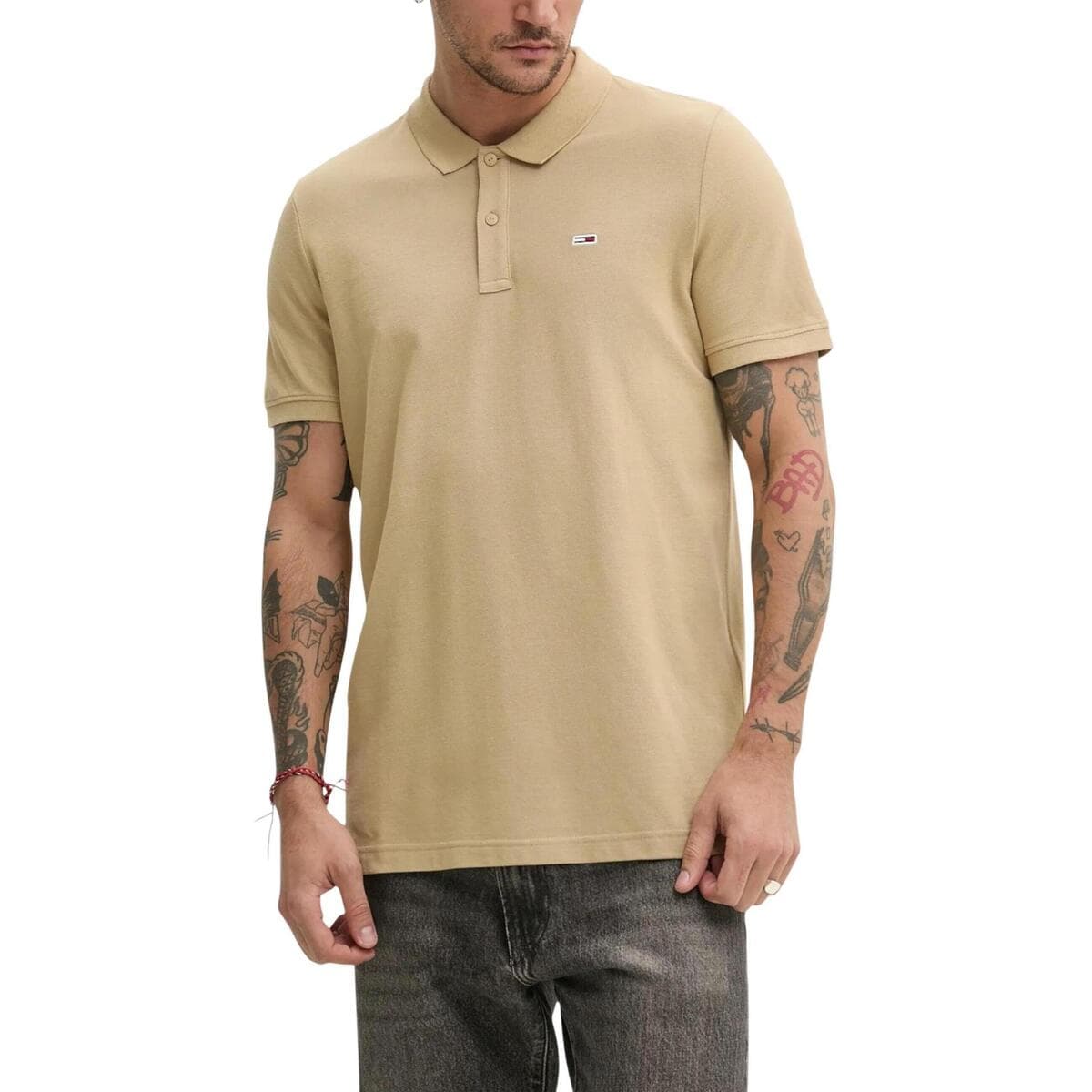 Men's Polo Shirts Tommy Hilfiger Beige
