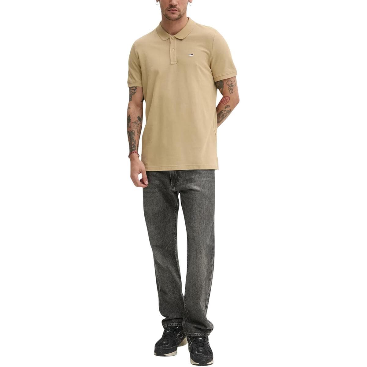 Men's Polo Shirts Tommy Hilfiger Beige