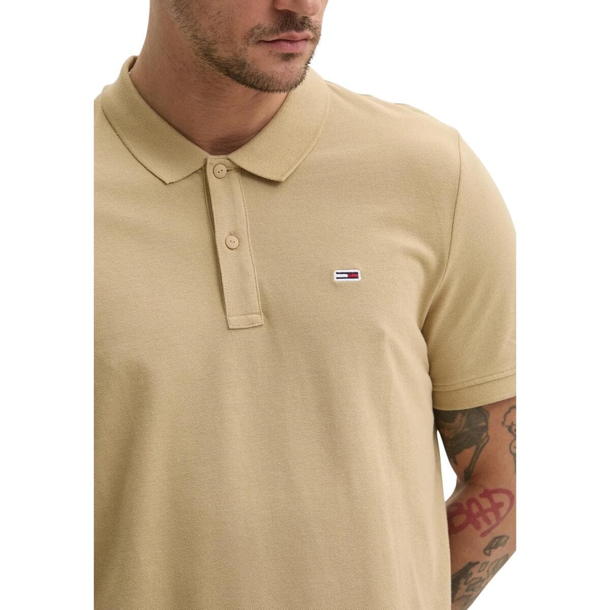 Men's Polo Shirts Tommy Hilfiger Beige